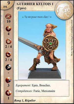 Guerrier Keltois 1 (Épée)